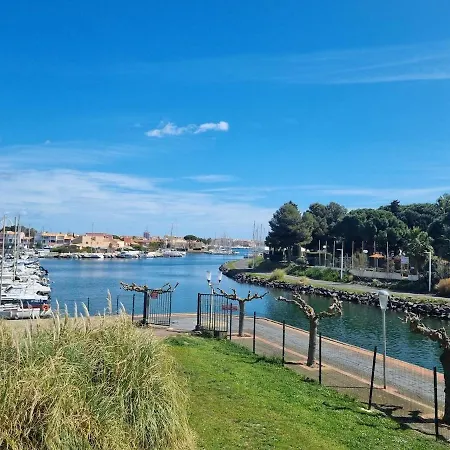 Cap7 Cap D'agde Centre Port Appartamento